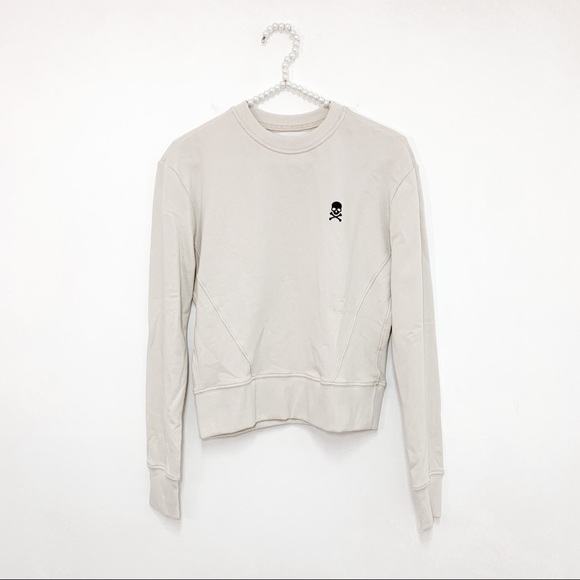 SoulCycle Mattie Crop Region Sweatshirt in Tan - Picture 2 of 9